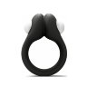 Черное эрекционное кольцо Zippy Vibrating Ring With Bullet