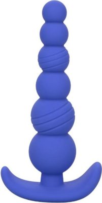 Синяя анальная пробка Cheeky X-6 Beads - 12,75 см.  Цена 2 896 руб. Длина: 12.75 см. Диаметр: 2.5 см. Анальная елочка Cheeky X-6 Beads постепенно и нежно стимулирует чувствительные анальные стенки, не вызывая дискомфорта и раздражения ректальных мышц. Первый шарик является самым маленьким, он отвечает за легкое и комфортное проникновение. Основание выполнено в форме ограничителя, с помощью которого вы легко сможете управлять игрушкой во время игры. Страна: Китай. Материал: силикон.