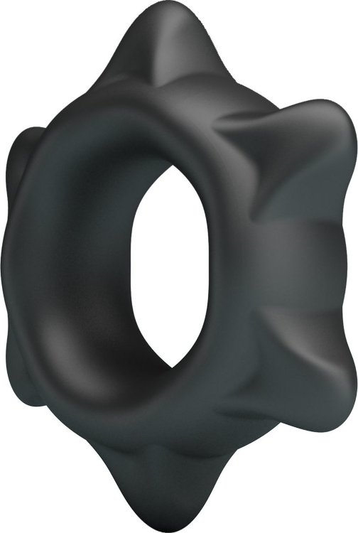 Черное эрекционное кольцо Ethaniel