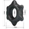 Черное эрекционное кольцо Ethaniel