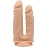 Телесный анально-вагинальный фаллоимитатор Double Penetrator - 19,5 см.