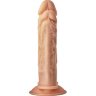 Телесный анально-вагинальный фаллоимитатор Double Penetrator - 19,5 см.
