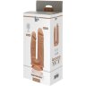 Телесный анально-вагинальный фаллоимитатор Double Penetrator - 19,5 см.