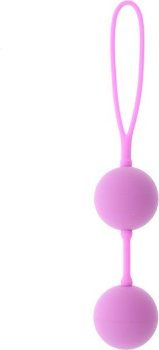 Розовые вагинальные шарики на силиконовой связке GOOD VIBES THE PERFECT BALLS PINK