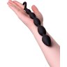 Черная анальная цепочка A-toys - 27,6 см.