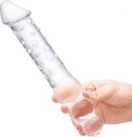 Прозрачный двухсторонний стимулятор 12 Double Ended Dildo - 28 см.