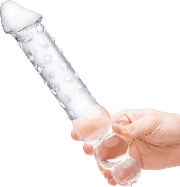 Прозрачный двухсторонний стимулятор 12 Double Ended Dildo - 28 см.