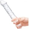 Прозрачный двухсторонний стимулятор 12 Double Ended Dildo - 28 см.