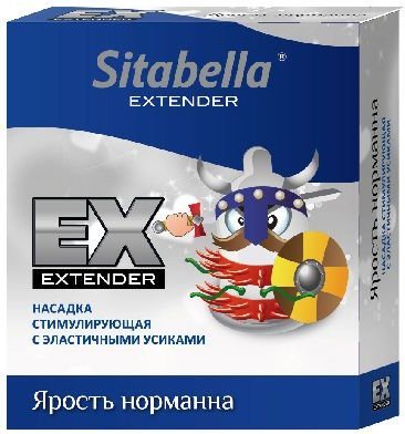 Стимулирующая насадка Sitabella Extender Ярость норманна