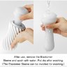 Мастурбатор FLEX Silky White с мягким рельефом