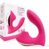 Розовый L-образный вибромассажёр с вакуумной стимуляцией 3,5’’ Silicone Billow Suction Lover