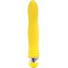 Желтый эргономичный вибратор Sexy Friend - 17,5 см.