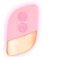 Розовый клиторальный вибромассажер с пультом ДУ  Цена 2 770 руб. - Розовый клиторальный вибромассажер с пультом ДУ