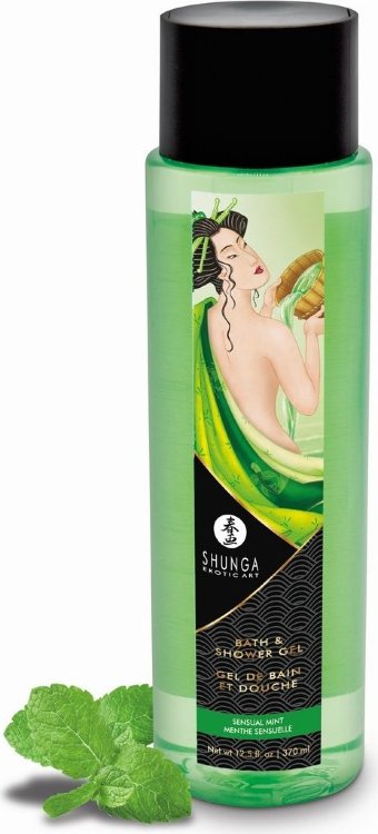 Гель для душа Sensual Mint с ароматом мяты - 370 мл.