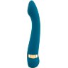 Бирюзовый вибромассажер с температурными режимами Hot n Cold Vibrator - 21,6 см.