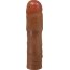 Коричневая насадка на пенис Kylian - 20,5 см. - Коричневая насадка на пенис Kylian - 20,5 см.