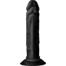 Черный анально-вагинальный фаллоимитатор Double Penetrator - 19,5 см.