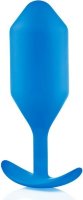 Синяя пробка для ношения B-vibe Snug Plug 5 - 14 см.