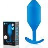 Синяя пробка для ношения B-vibe Snug Plug 5 - 14 см.