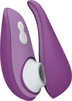 Фиолетовый бесконтактный клиторальный стимулятор Womanizer Liberty 2