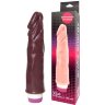 Вибратор Realistic Cock Vibe коричневого цвета - 21 см.