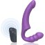 Фиолетовый безремневой страпон Straples Strap-On Dildo - Фиолетовый безремневой страпон Straples Strap-On Dildo