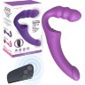 Фиолетовый безремневой страпон Straples Strap-On Dildo