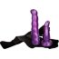 Фиолетовый стапон с двумя насадками - 18 см.  Цена 2 961 руб. - Фиолетовый стапон с двумя насадками - 18 см.