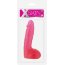 Розовый фаллоимитатор XSKIN 7 PVC DONG - 18 см.  Цена 2 480 руб. - Розовый фаллоимитатор XSKIN 7 PVC DONG - 18 см.