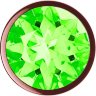 Пробка цвета розового золота с лаймовым кристаллом Diamond Emerald Shine S - 7,2 см.