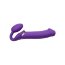 Фиолетовый безремневой вибрострапон Silicone Bendable Strap-On - size XL  Цена 17 972 руб. - Фиолетовый безремневой вибрострапон Silicone Bendable Strap-On - size XL