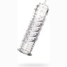 Прозрачная насадка на пенис TOYFA A-Toys - 15,5 см.