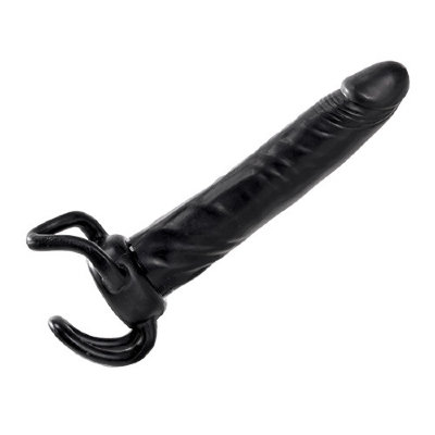 Чёрная насадка-фаллос для двойного проникновения INFLATABLE DILDO SLIM DONG - 13,5 см. Длина: 13.5 см. Диаметр: 2.3 см. Чёрная насадка-фаллос для двойного проникновения INFLATABLE DILDO SLIM DONG. Страна: Китай. Материал: термопластичный эластомер (TPE).
