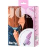 Нежно-розовая вибронасадка на палец JOS TWITY - 10,2 см.