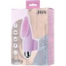 Нежно-розовая вибронасадка на палец JOS TWITY - 10,2 см.