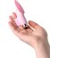Нежно-розовая вибронасадка на палец JOS TWITY - 10,2 см.  Цена 2 476 руб. - Нежно-розовая вибронасадка на палец JOS TWITY - 10,2 см.