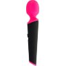 Черно-розовый вибростимулятор ASTER - 19,5 см.