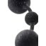 Черная анальная цепочка A-toys с шариками - 35,9 см.  Цена 1 520 руб. - Черная анальная цепочка A-toys с шариками - 35,9 см.
