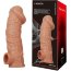 Телесная насадка на фаллос с фиксацией мошонки EXTREME SLEEVE - 15,6 см. - Телесная насадка на фаллос с фиксацией мошонки EXTREME SLEEVE - 15,6 см.