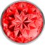 Большая серебристая анальная пробка Diamond Red Sparkle Large с красным кристаллом - 8 см.  Цена 865 руб. - Большая серебристая анальная пробка Diamond Red Sparkle Large с красным кристаллом - 8 см.