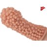 Насадка на фаллос с пузыриками по всей поверхности EXTREME SLEEVE M-SIZE - 14,7 см.