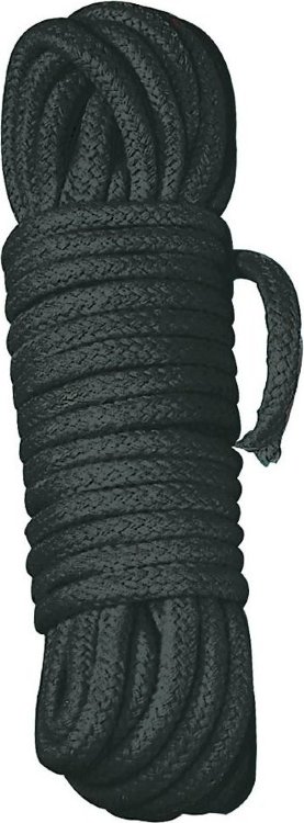Чёрная веревка для связывания - 7 м.