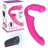 Розовый безремневой страпон Straples Strap-On Dildo