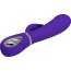 Фиолетовый вибратор-кролик с рёбрышками Prescott - 20 см.  Цена 8 568 руб. - Фиолетовый вибратор-кролик с рёбрышками Prescott - 20 см.