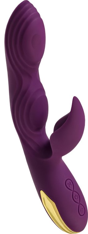 Фиолетовый вибратор-кролик Octar - 24,5 см.