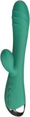 Зеленый вибратор-кролик Eridan - 21 см.  Цена 3 634 руб. Длина: 21 см. Диаметр: 2.9 см. Лаконичные изгибы – одна из особенностей игрушки Eridan. Но на них преимущества не заканчиваются – достаточно узкий диаметр подойдет любительницам фингеринга, или же выступит в роли первой секс-игрушки. Благодаря твердому корпусу и рельефам на конце данная модель отлично подходит для стимуляции точки G, а клиторальный отросток приятно ложится на главную точку наслаждения. Рукоятка игрушки хорошо располагается в руке и обеспечивает комфортное использование, а благодаря кнопкам «+» и «-» найти тот самый идеальный режим будет в разы проще. Для включения достаточно зажать кнопку посередине на 3 секунды. Вибратор защищен от брызг и его можно использовать в душе. Основные характеристики: - Перезаряжаемый аккумулятор, - Полностью брызгозащищенный, - 10 уникальных программ вибрации, - Удобное управление, - 100% безопасный силикон, - Бесшумный и мощный, - Фирменный мешочек для хранения, - 45 минут работы после 60 минут зарядки. Рабочая длина - 11 см. Страна: Китай. Материал: силикон. Батарейки: встроенный аккумулятор.