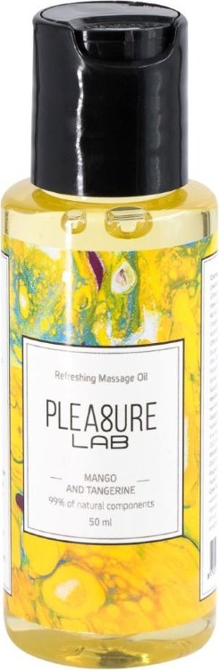 Массажное масло Pleasure Lab Refreshing с ароматом манго и мандарина - 50 мл.