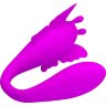 Лиловый вибромассажер для пар Chimera с пультом ДУ