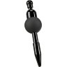Черный уретральный вибростимулятор Vibrating Penis Plug