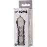 Прозрачная закрытая насадка на пенис TOYFA A-Toys - 14,7 см.